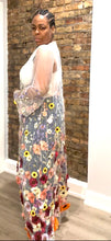 Load image into Gallery viewer, Sunflower Floating Embroidered Duster
