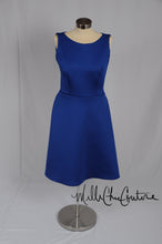 Load image into Gallery viewer, Stretch Royal Blue Neoprene Unlined Pullover Midi with Pockets!
